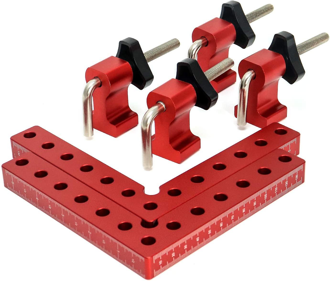 90° Positioning Squares 120mm 6pcs Set