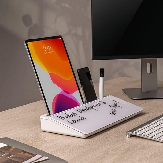 Whiteboard Glass Desktop
