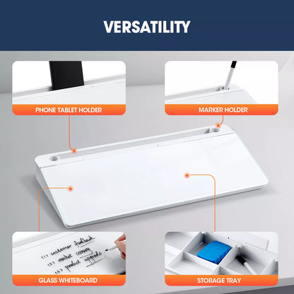 Magnetic Whiteboard Glass Desktop