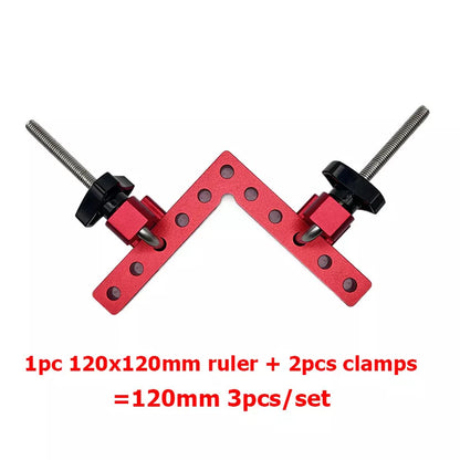 90° Positioning Squares 120mm 6pcs Set